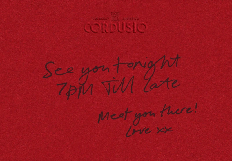Cordusio red berry aperitivo bottle